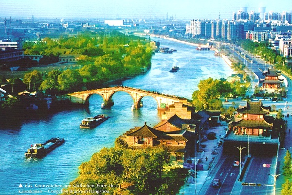 Kaiserkanal in Hangzhou Kaiserkanal in Hangzhou