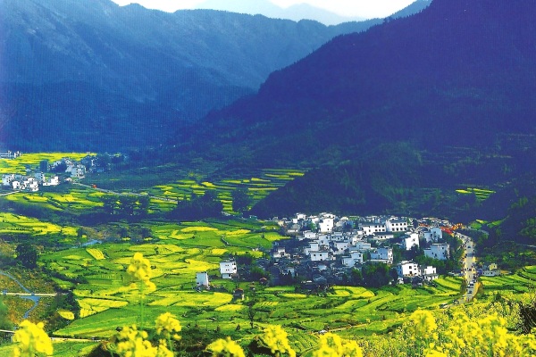 Das Dorf Jianling in Wuyuan Das Dorf Jianling in Wuyuan