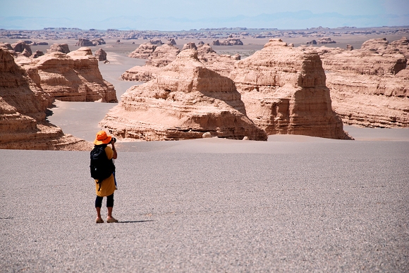 Yadan-Landschaften in China