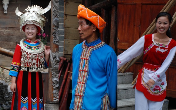 Ethnische Minderheiten Miao, Tujia und Bai in Zhangjiajie Ethnische Minderheiten Miao, Tujia und Bai in Zhangjiajie