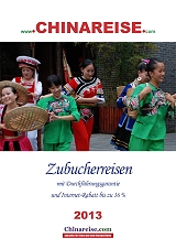 Reisekatalog Zubucherreisen 2013 Chinareise.com